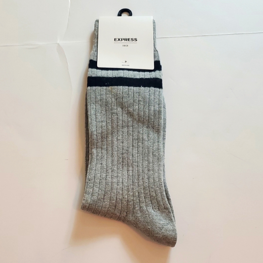 Express Gray Men's Socks